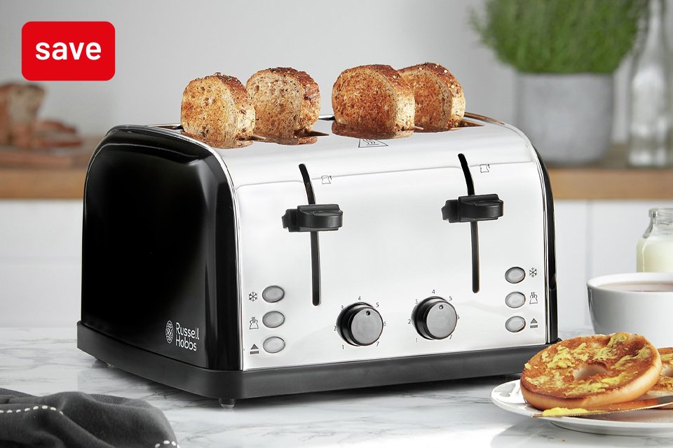 Save 20% off selected Russell Hobbs appliances using code RHOBBS20.