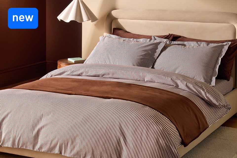 New in bedding from £10. Refresh your bedroom with new designs.