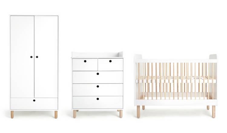 Light wood hotsell nursery furniture