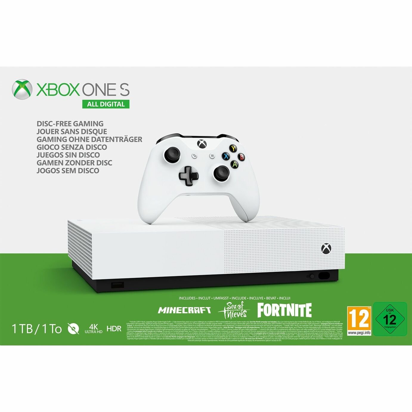 Xbox One S 1TB All Digital Console Fortnite & 2 Game Bundle Review