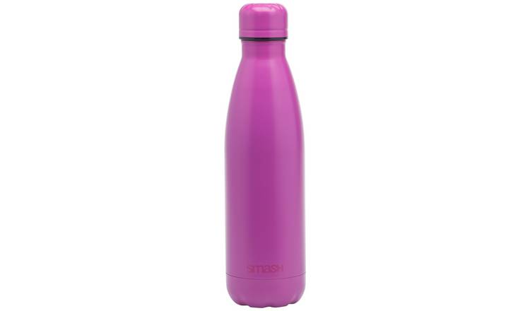 Smash Pink Stainless Steel Water Bottle - 500ml