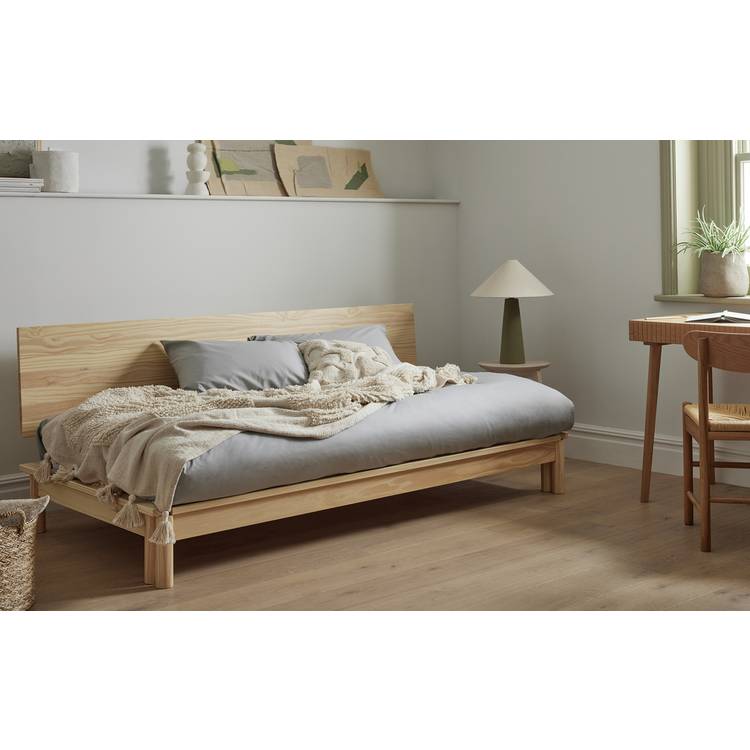 Habitat Akio Guest Bed with 2 Mattresses - Natural 0