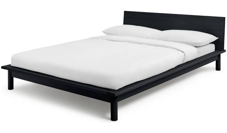 Full size deals bed black frame