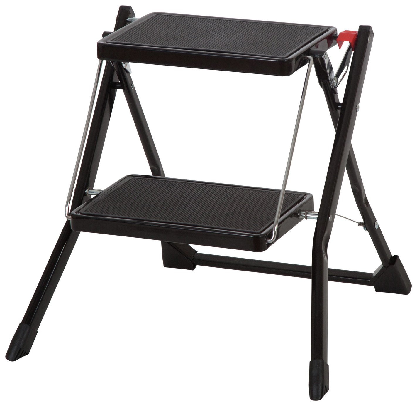 Werner 2 Tread Steel-Framed Stepstool - Black