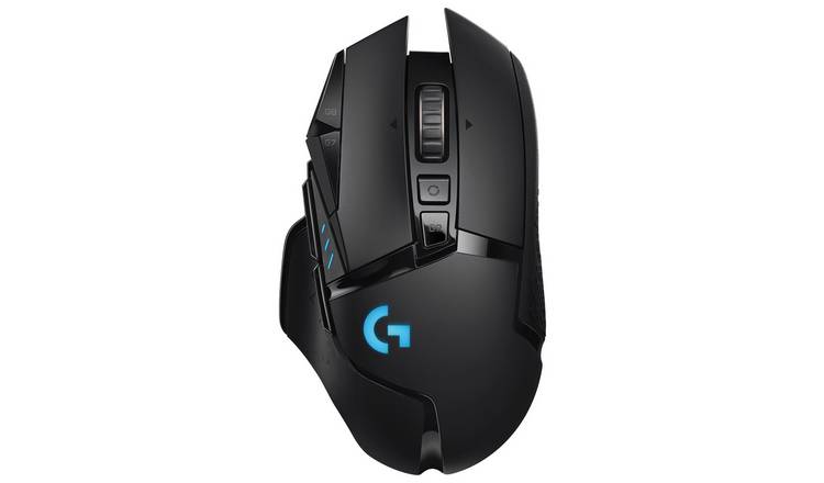 Buy Logitech G502 Hero Lightspeed Wireless Gaming Mouse - Black | Laptop  and PC mice | Argos