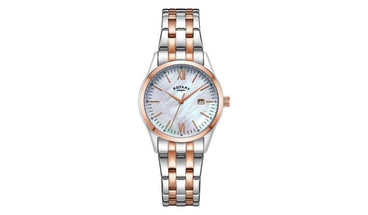 Rotary ladies hotsell two tone watch