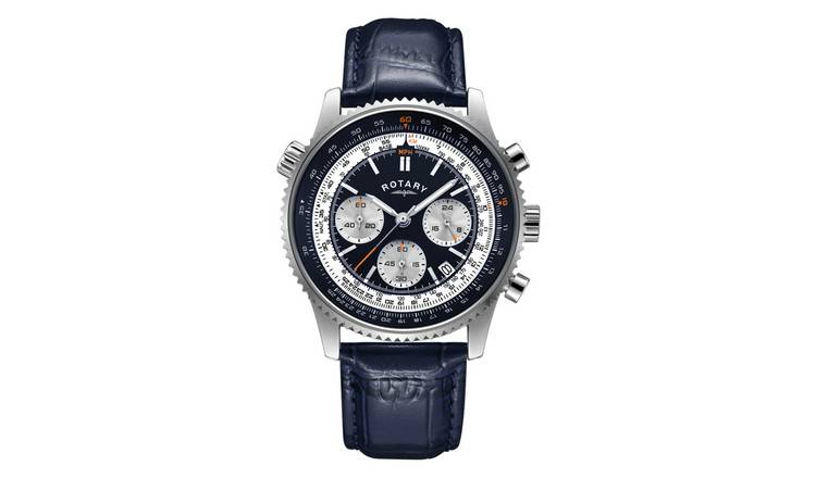 Rotary gents pilot on sale watch