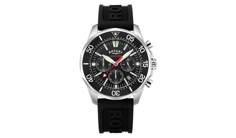 Rotary aquaspeed best sale chronograph black