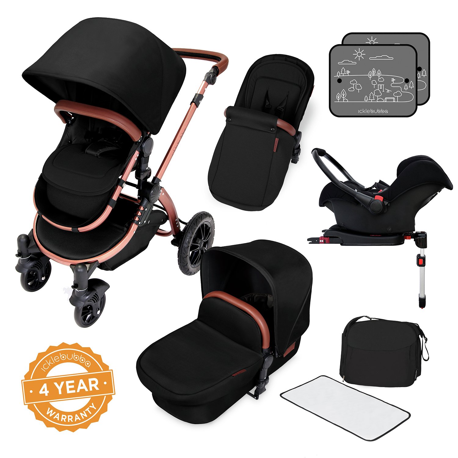 Ickle Bubba Stomp V4 ISOFIX Travel System Review