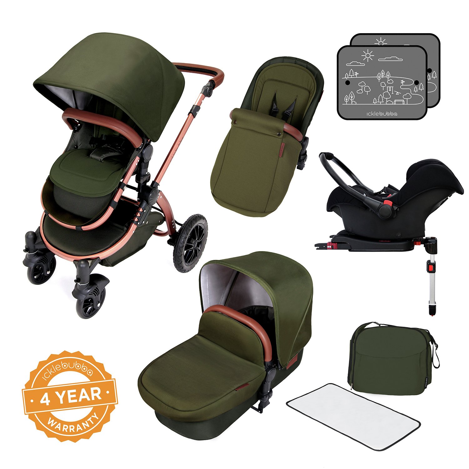 Ickle Bubba Stomp V4 ISOFIX Travel System Review