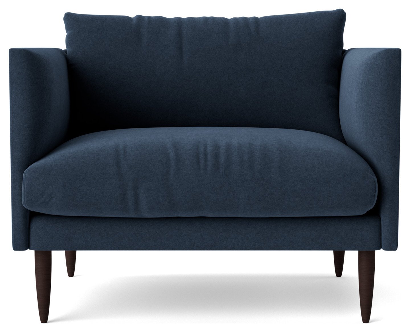 Swoon Luna Fabric Cuddle Chair- Indigo Blue