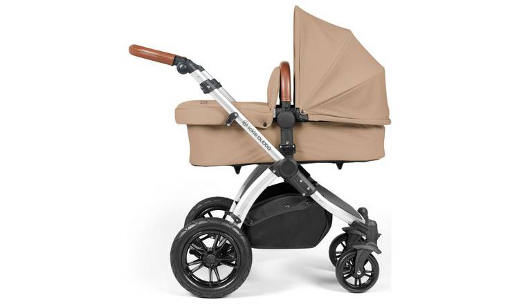 Ickle Bubba Cosmo Stratus Travel System - Black/Graphite Grey/Tan