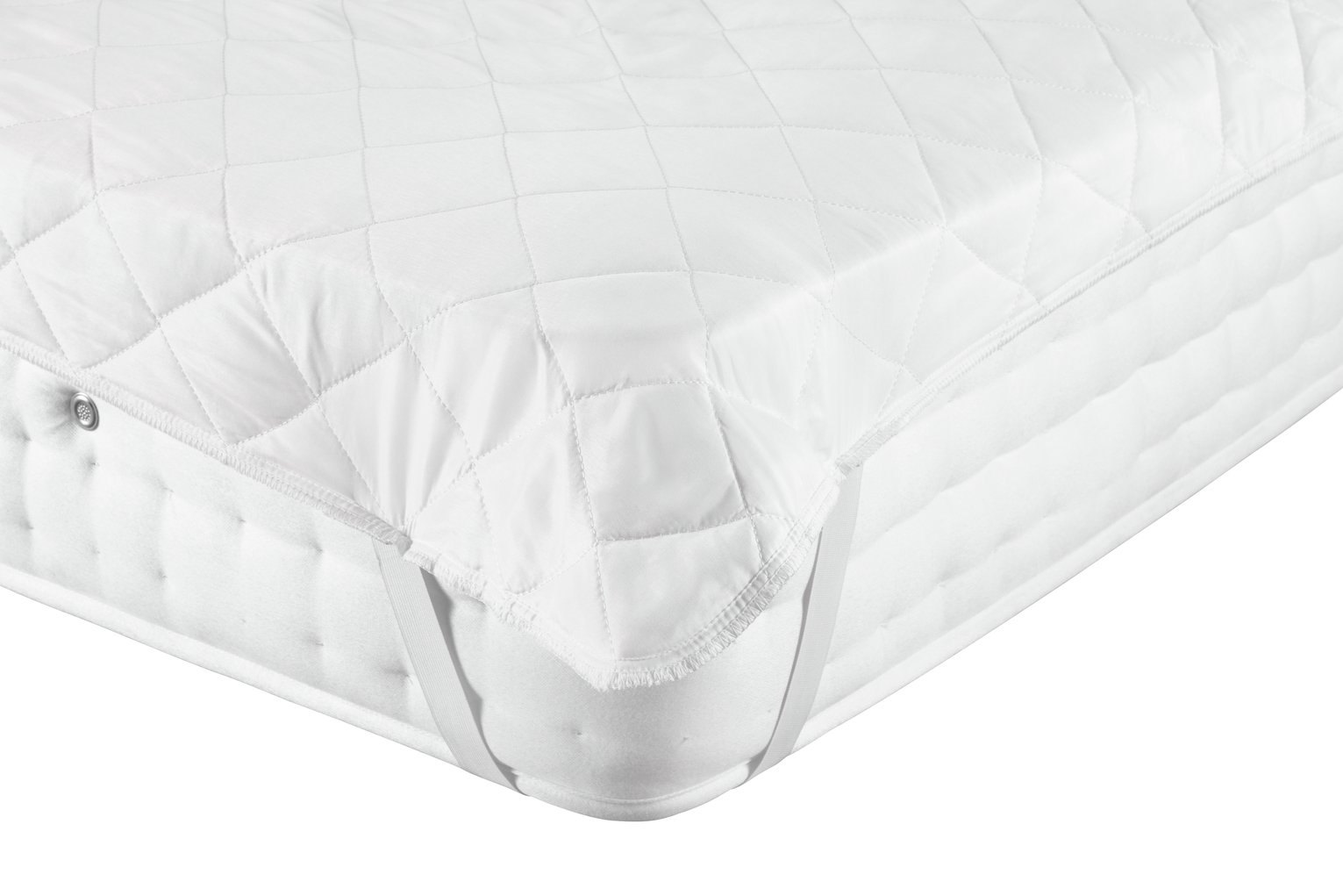Argos Home Stain Resistant Mattress Protector - Double