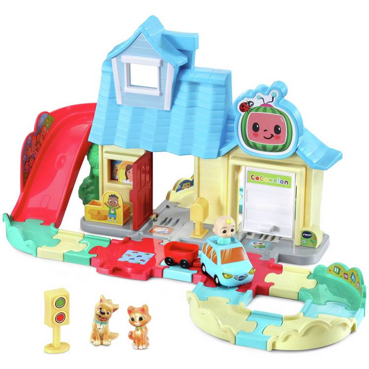 CoComelon Toot-Toot Drivers JJ's House Track Set 0