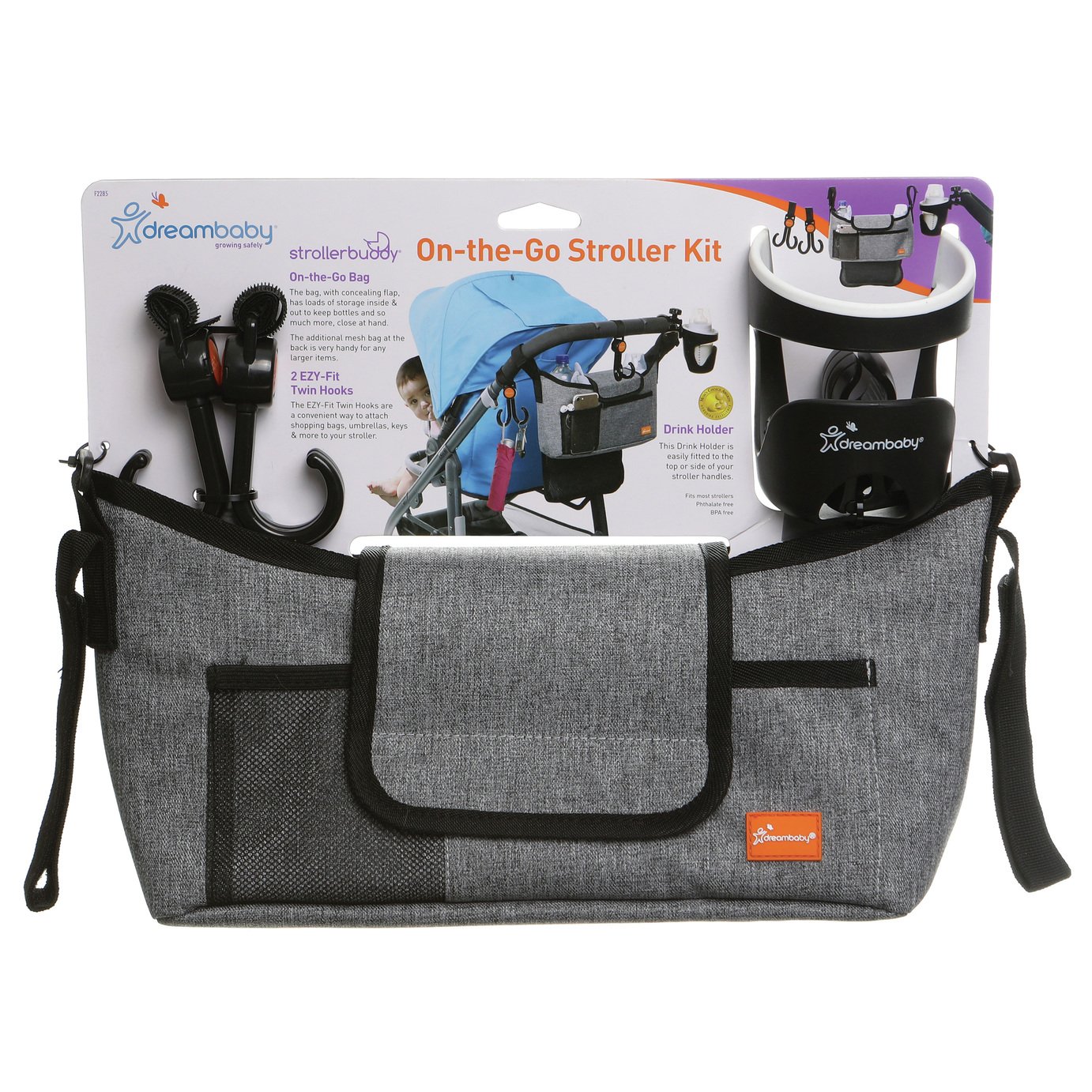 Dreambaby? On-The-Go Stroller Bag + Hooks + Cup Review