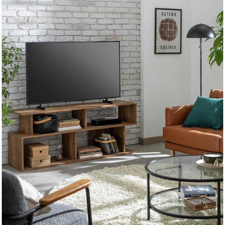 Habitat Nomad Block TV Unit - Oak  0