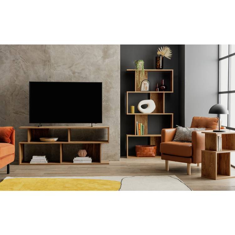 Habitat Nomad Block TV Unit - Oak  0