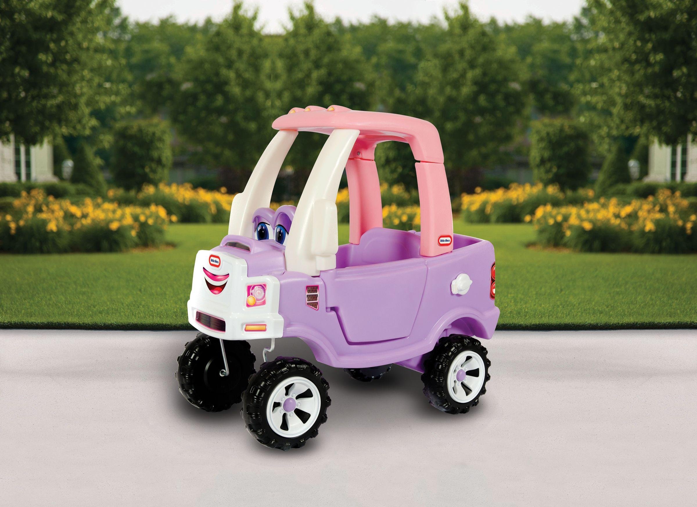 little tikes pink and purple truck