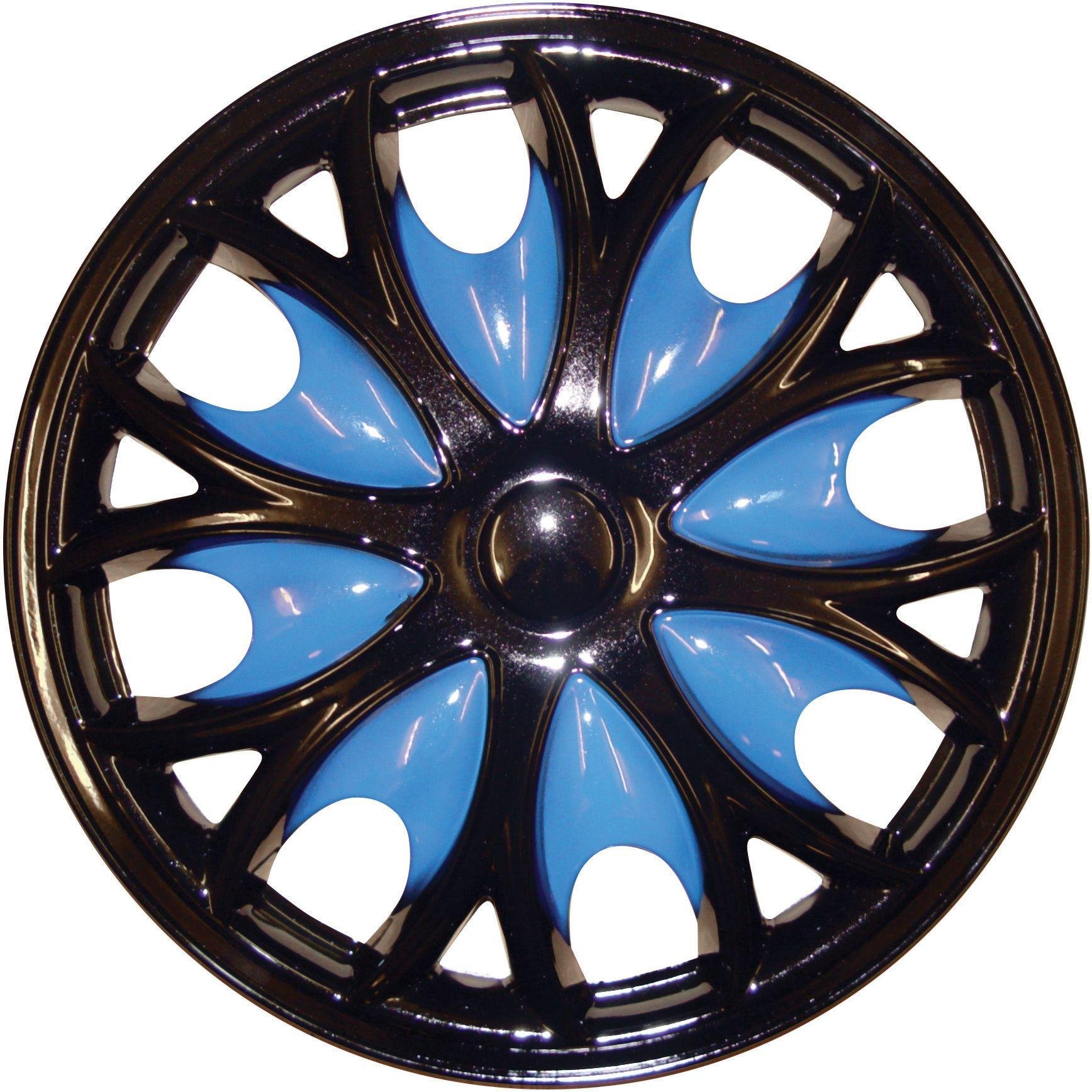 Cosmos Shark 15-inch Wheel Trim Set - Black and Blue