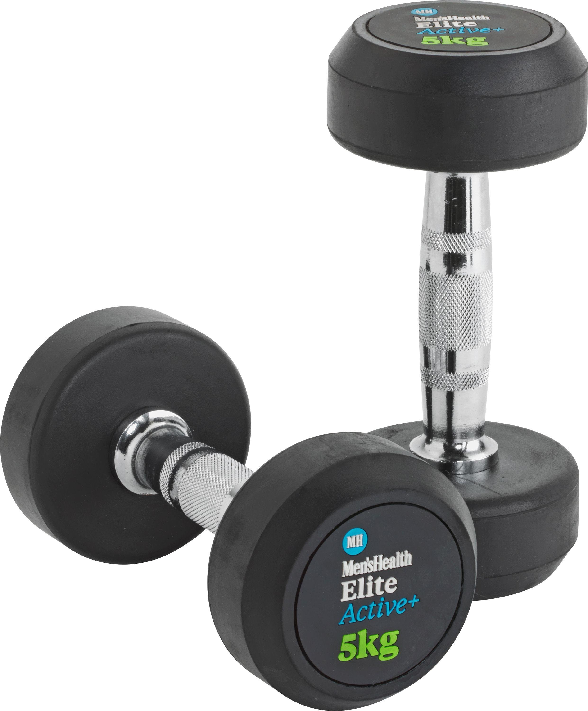 Men's Health Fixed Weight Dumbbell - 2 x 5kg