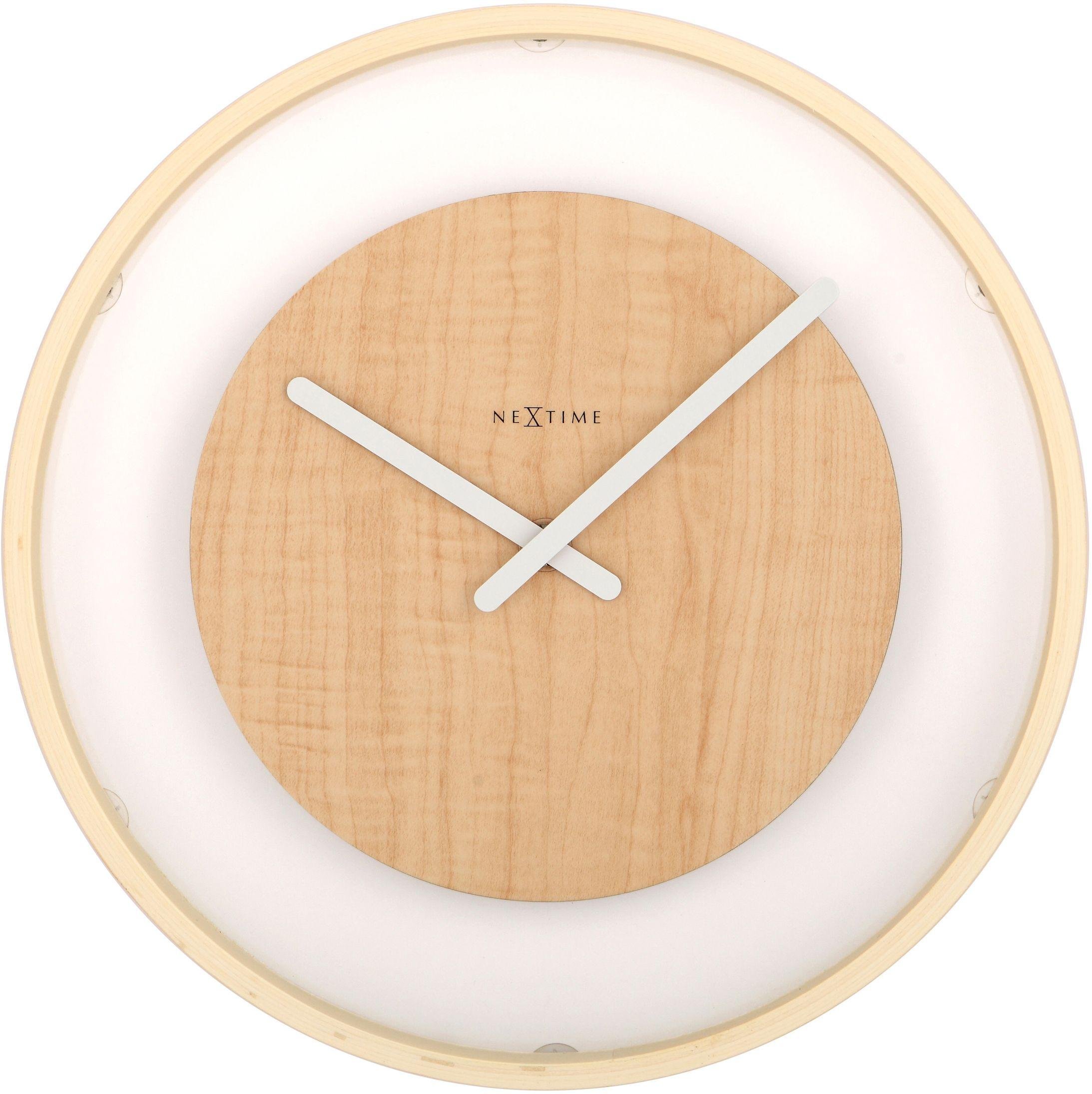 NeXtime Wood Loop Wall Clock