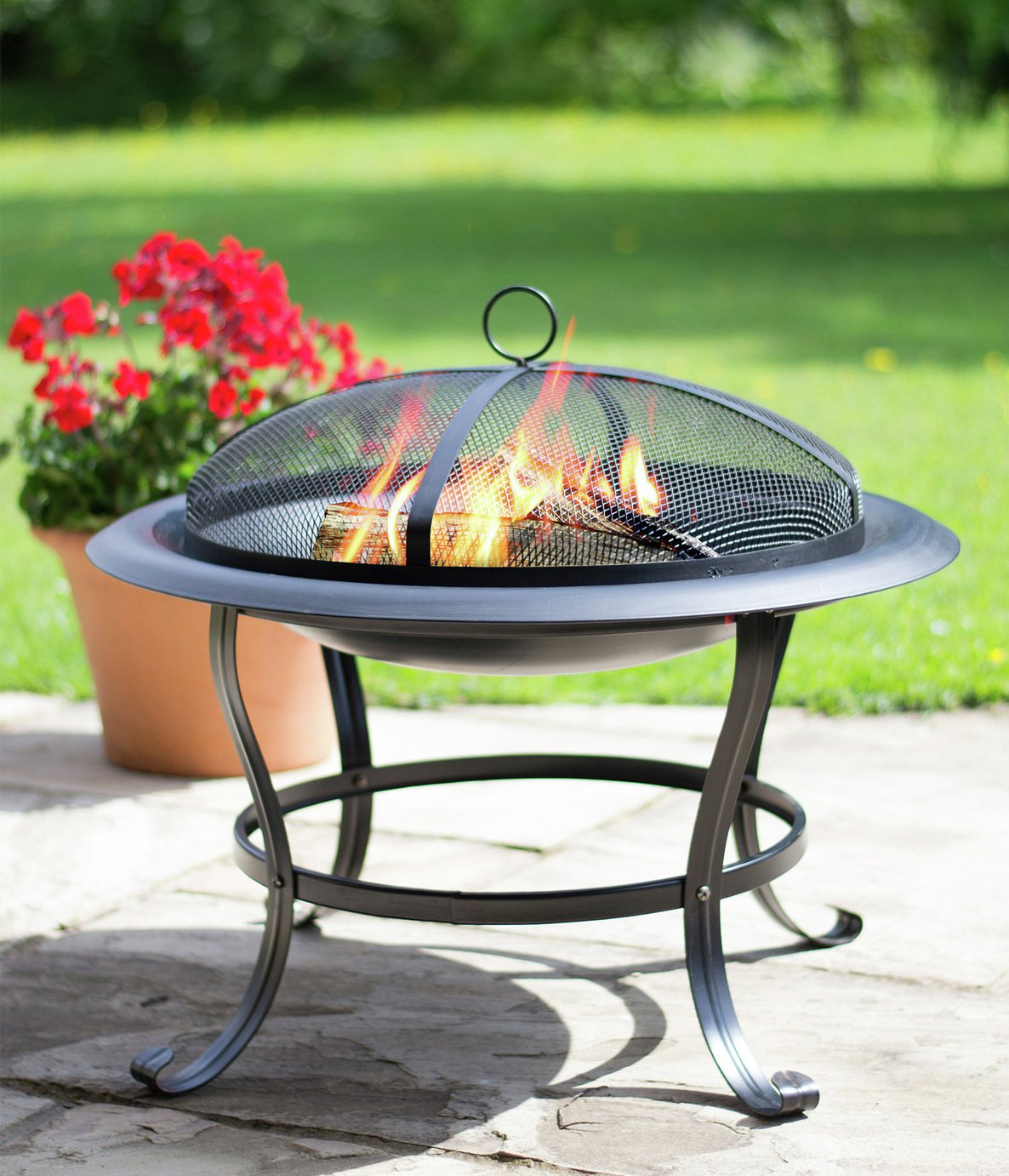 La Hacienda Boston Steel Firepit