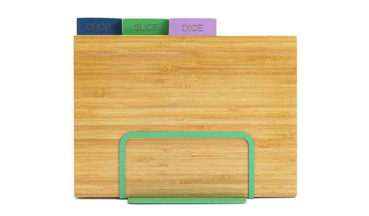 Habitat Emerald Bamboo Chopping Boards - Set of 3