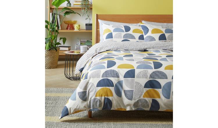 Habitat New Geo Blocks Bedding Set - Superking