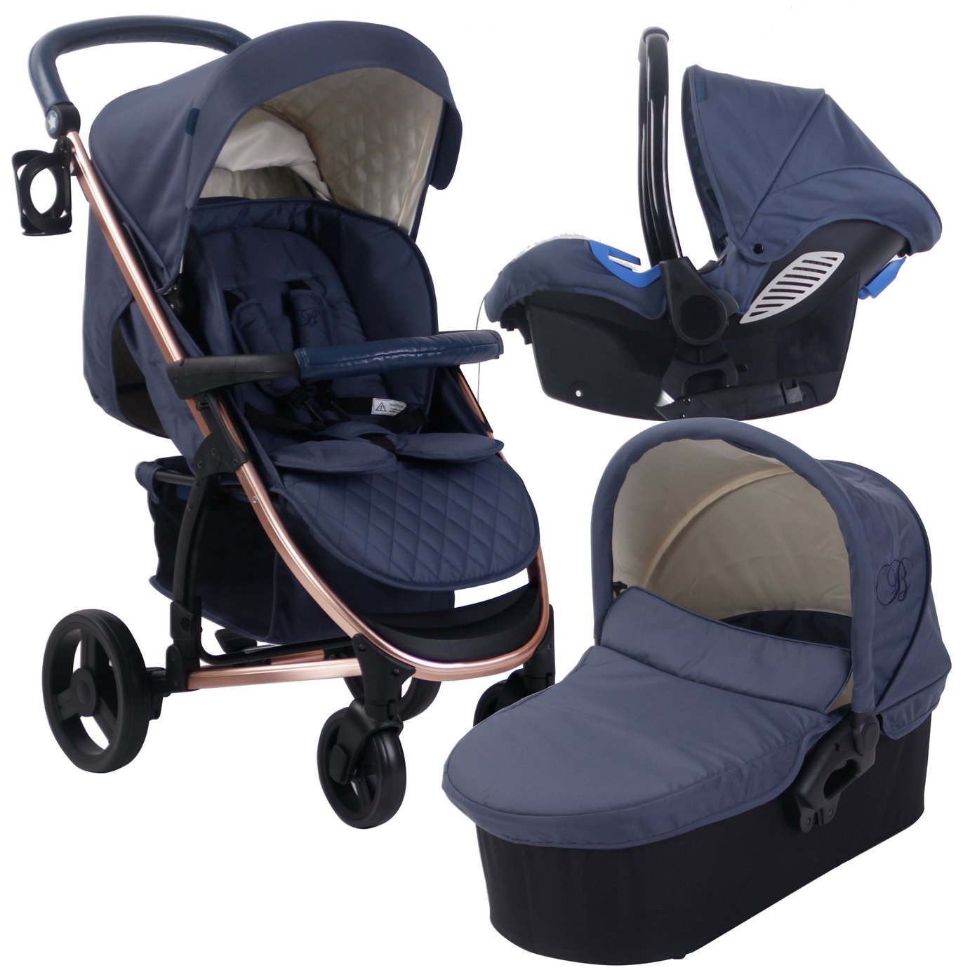 grey my babiie travel system