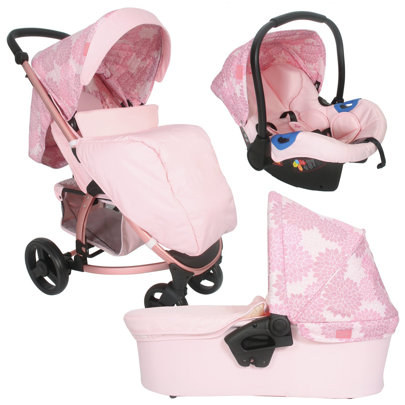 My Babiie Katie Piper MB200 Travel System - Rose Floral