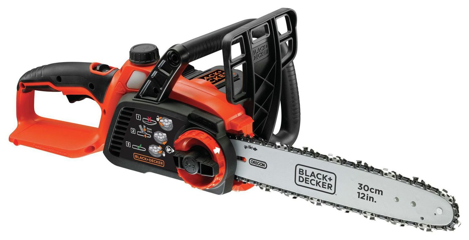 Black + Decker 30cm Cordless Chainsaw - 36V