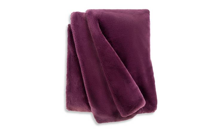 Faux fur throw argos new arrivals