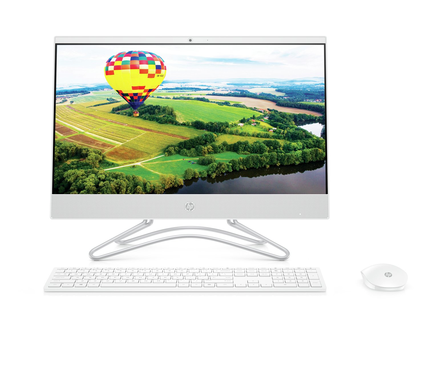 HP 22 Inch Pentium 4GB 1TB All-in-One PC - White