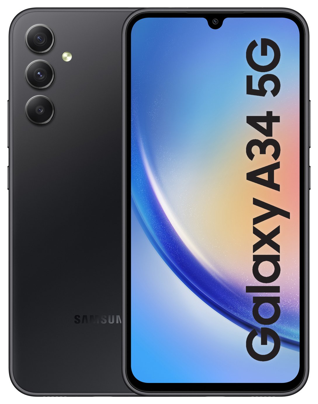 SIM Free Samsung Galaxy A34 5G 128GB Mobile Phone - Black