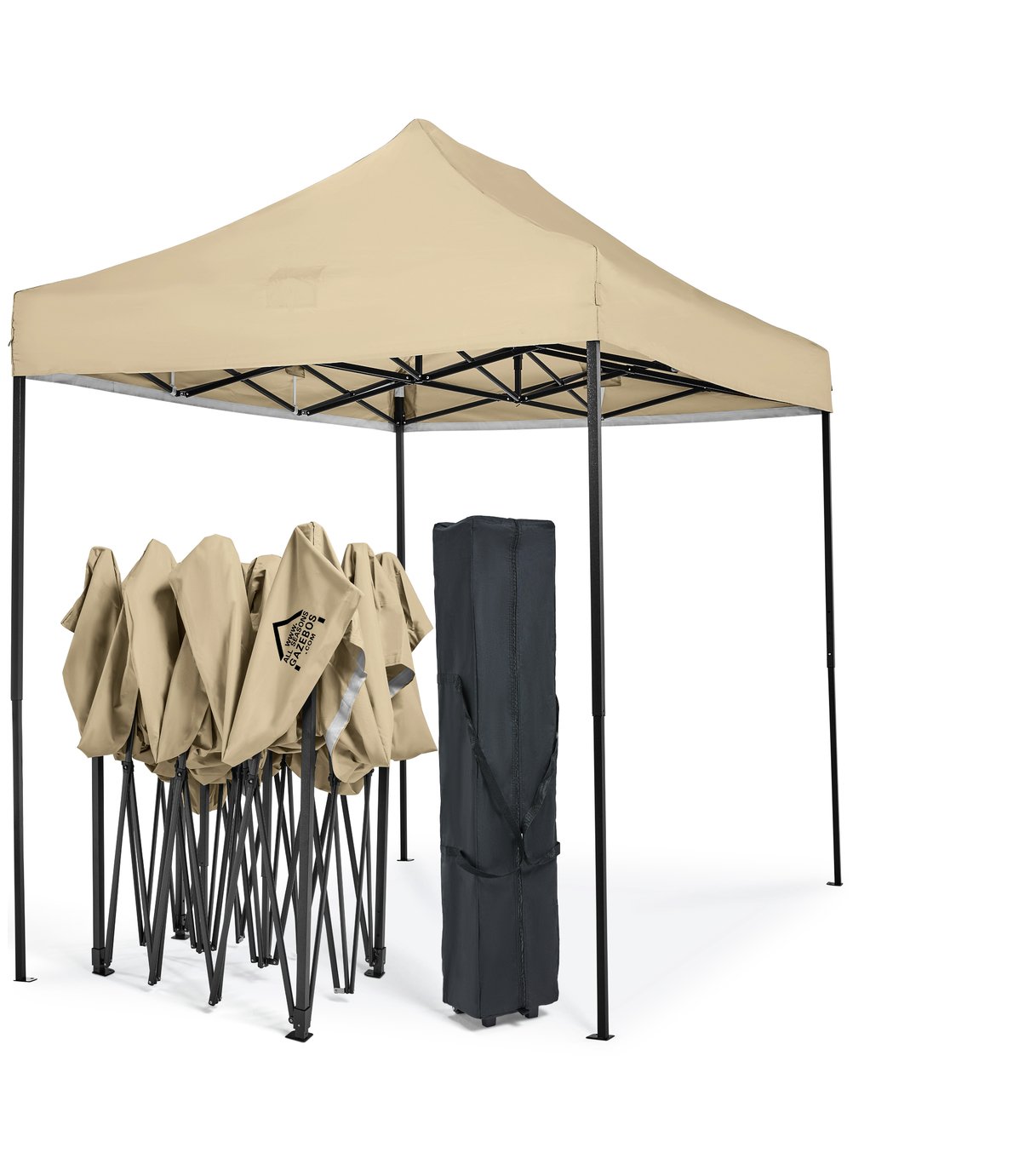 All Seasons 3m x 2m Garden Pop Up Gazebo - Beige