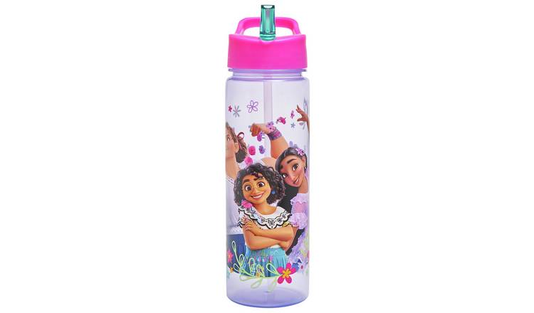 Encanto Stainless Steel Water Bottle with Built-In Straw