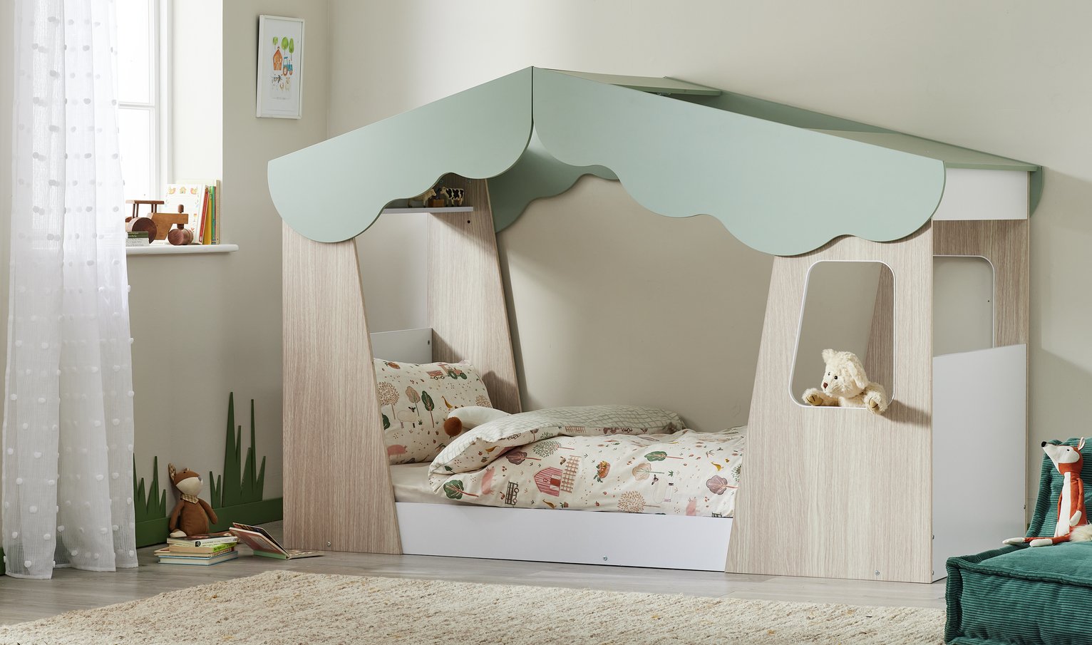 Habitat Albie Tree Single Bed Frame & Kids Mattress