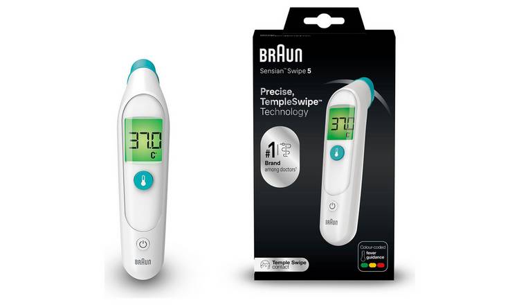 Buy Braun BST200 TempleSwipe Forehead Thermometer Baby health accessories Argos