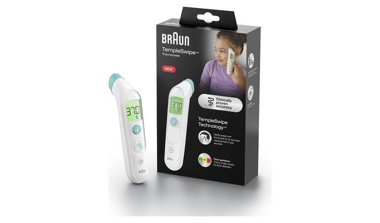 Braun BST200 TempleSwipe Forehead Thermometer