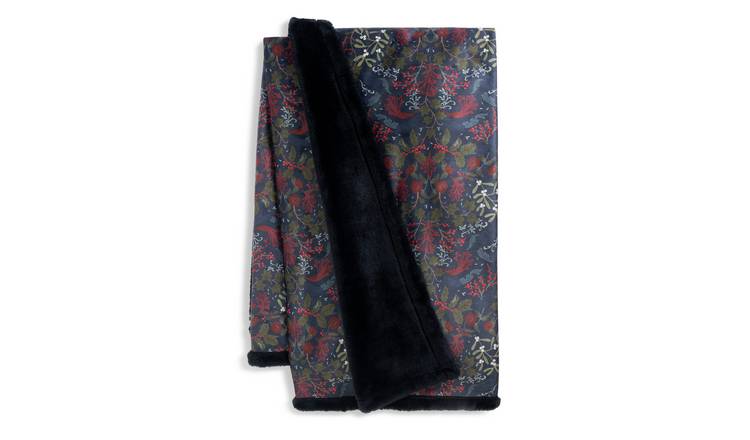 Buy Habitat Faux Fur Printed Throw - Multicoloured - 125x150cm | Blankets  and throws | Argos