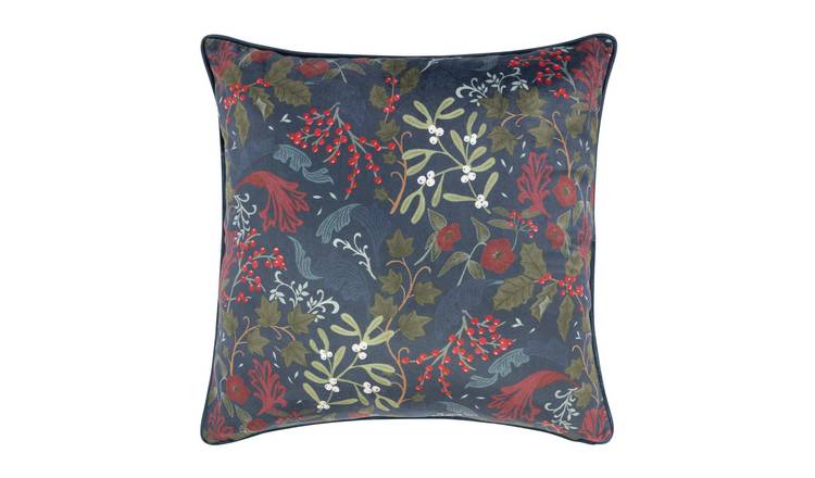 Buy Argos Home Velvet Bouquet Print Cushion 43x43cm