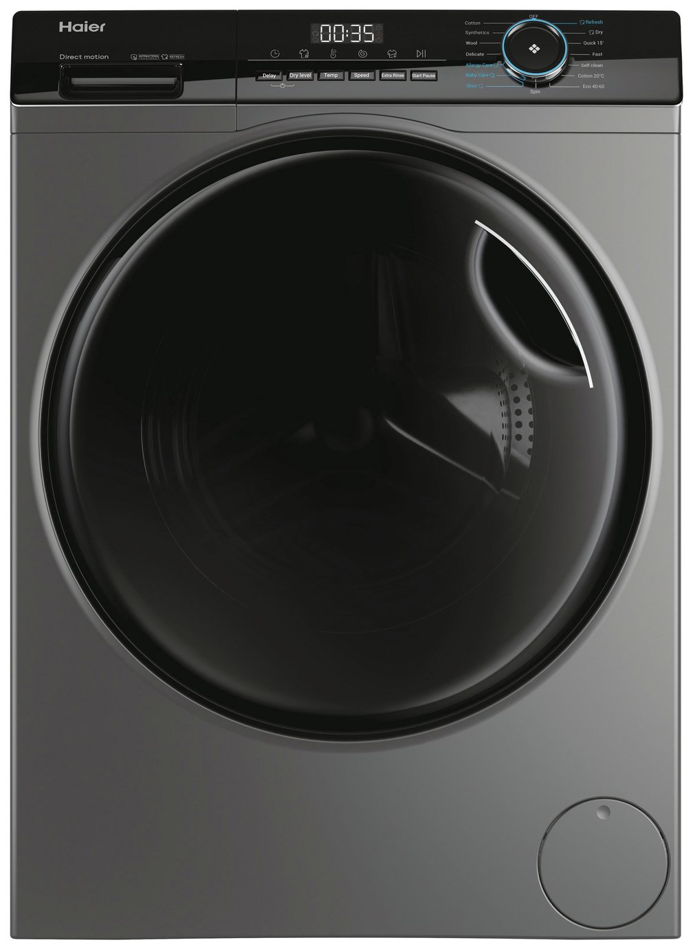 Haier HWD100 Series 3 10/6KG 1400 Washer Dryer - Graphite