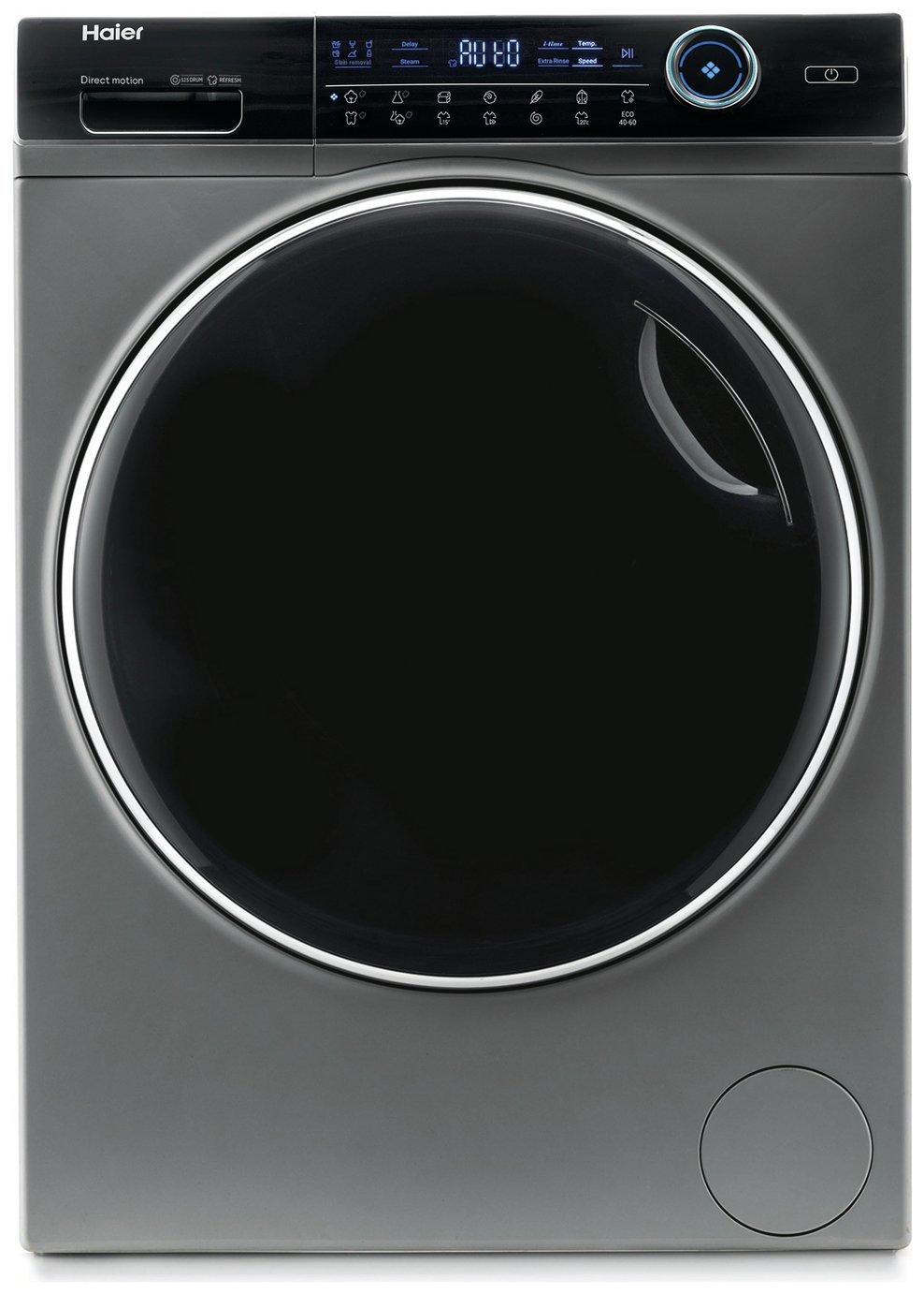 Haier HW80 Series 7 8KG 1400 Washing Machine - Graphite