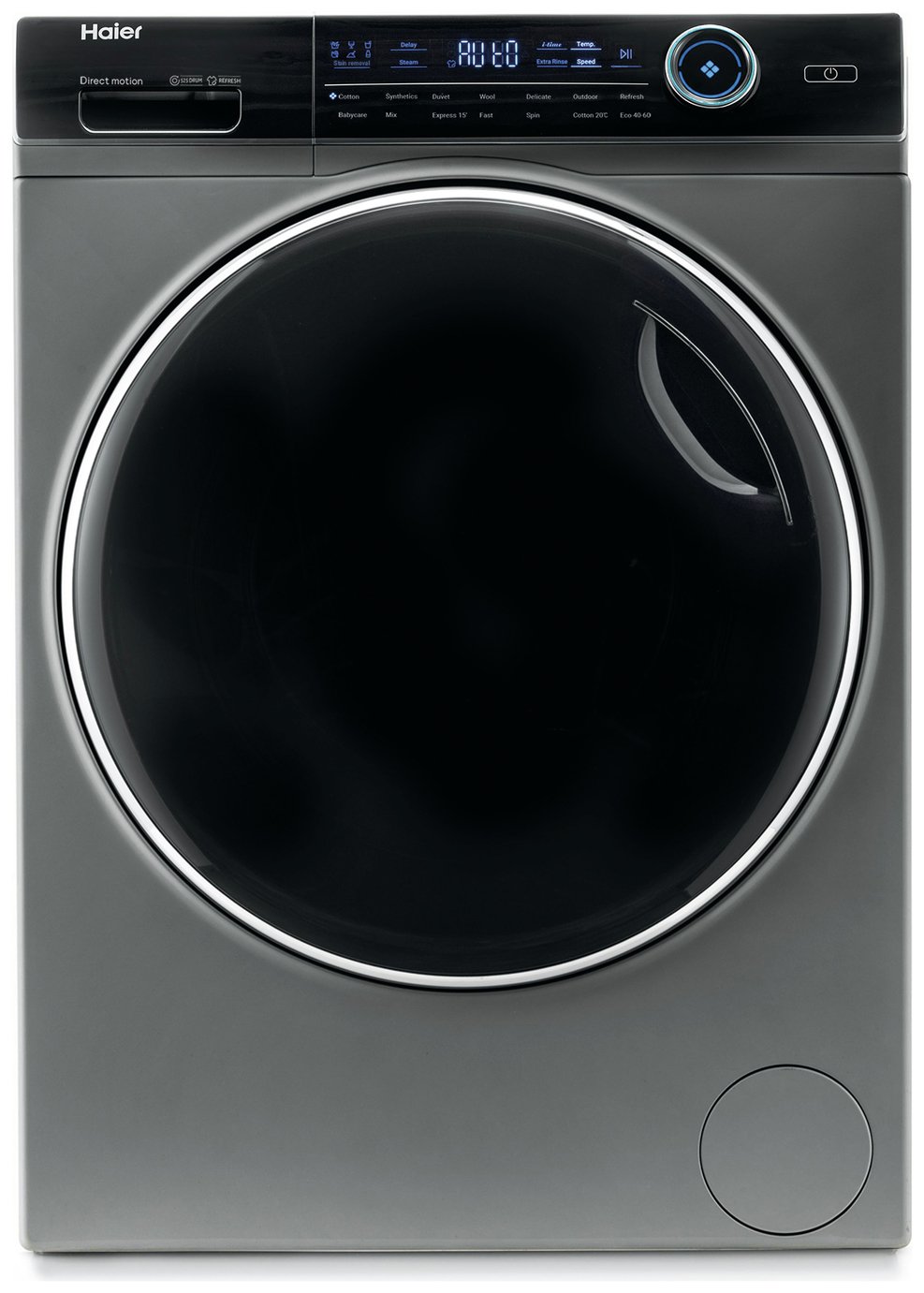 Haier HW100 Series 7 10KG 1400 Washing Machine - Graphite