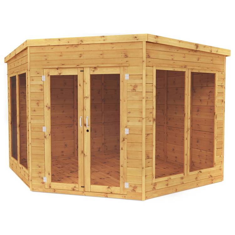 Mercia Premium Corner Summerhouse - 9x9 0