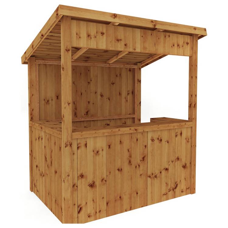 Mercia Pressure Treated Garden Bar - 6x4 0