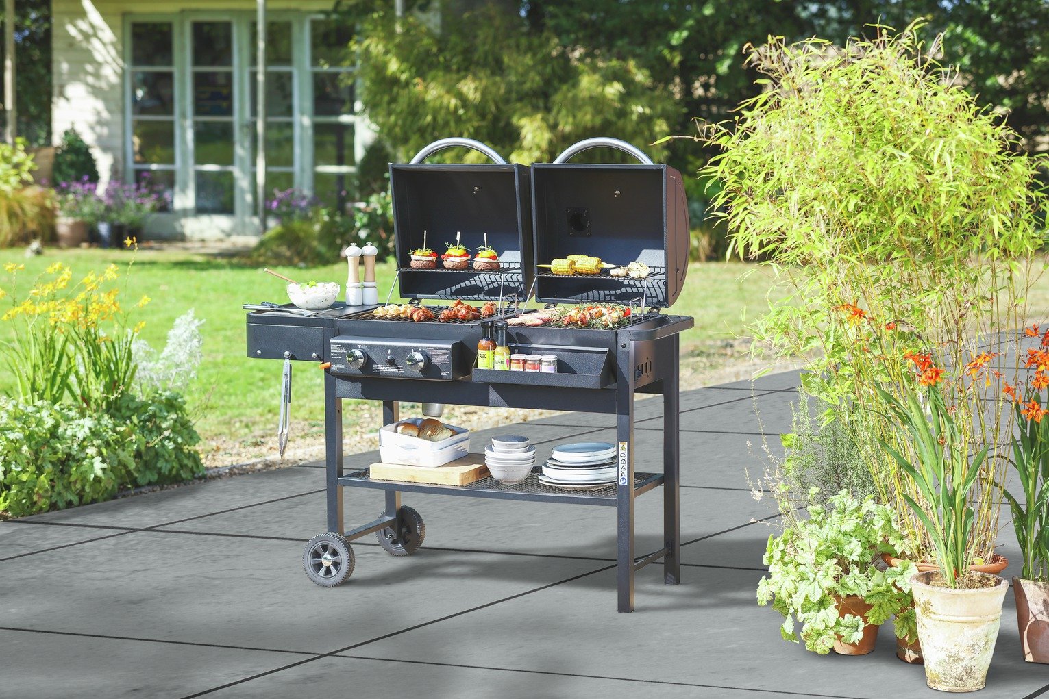 Premium Dual Fuel Charcoal & Gas Combi BBQ Reviews Updated August 2024