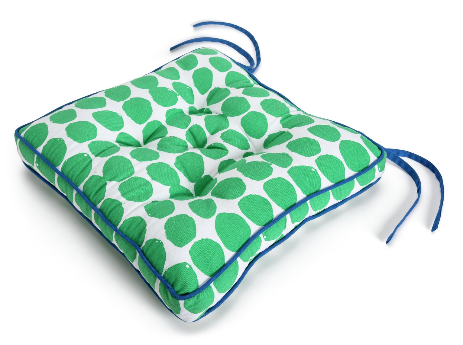 Habitat Abstract Pack of 2 Seat Cushion - Green