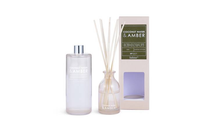 Buy Habitat Scented Diffuser Set Coconut Water & Amber Reed