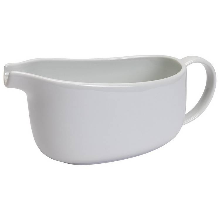 Habitat Riko Porcelain Gravy Boat - White 0